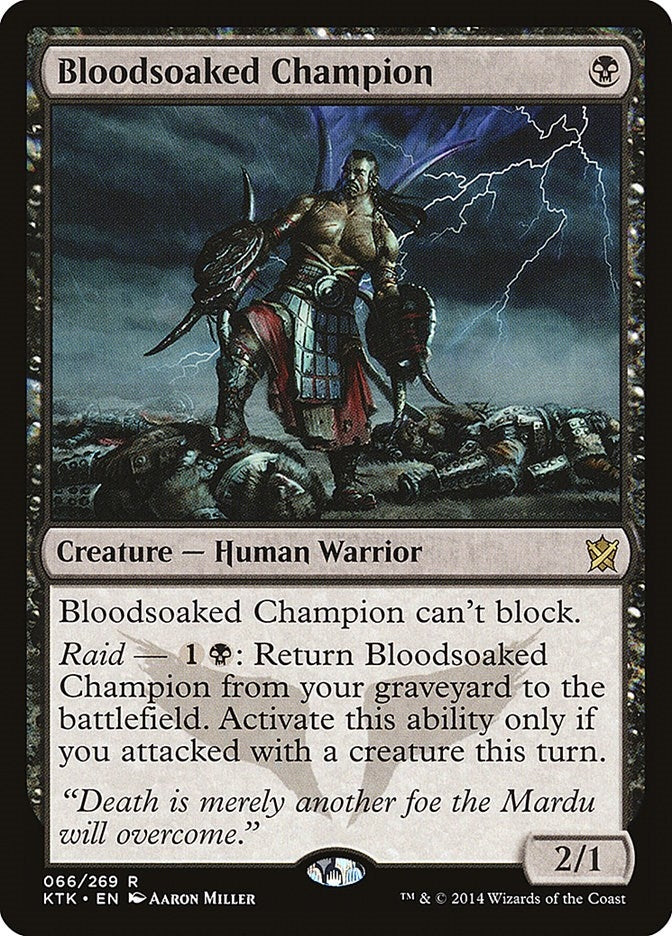 Image for Bloodsoaked Champion (66) [Khans of Tarkir] - Magic: The Gathering