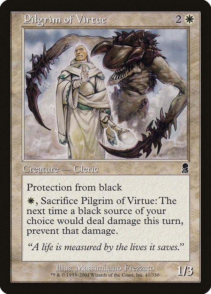 Image for Pilgrim of Virtue (41) [Odyssey] - Magic: The Gathering