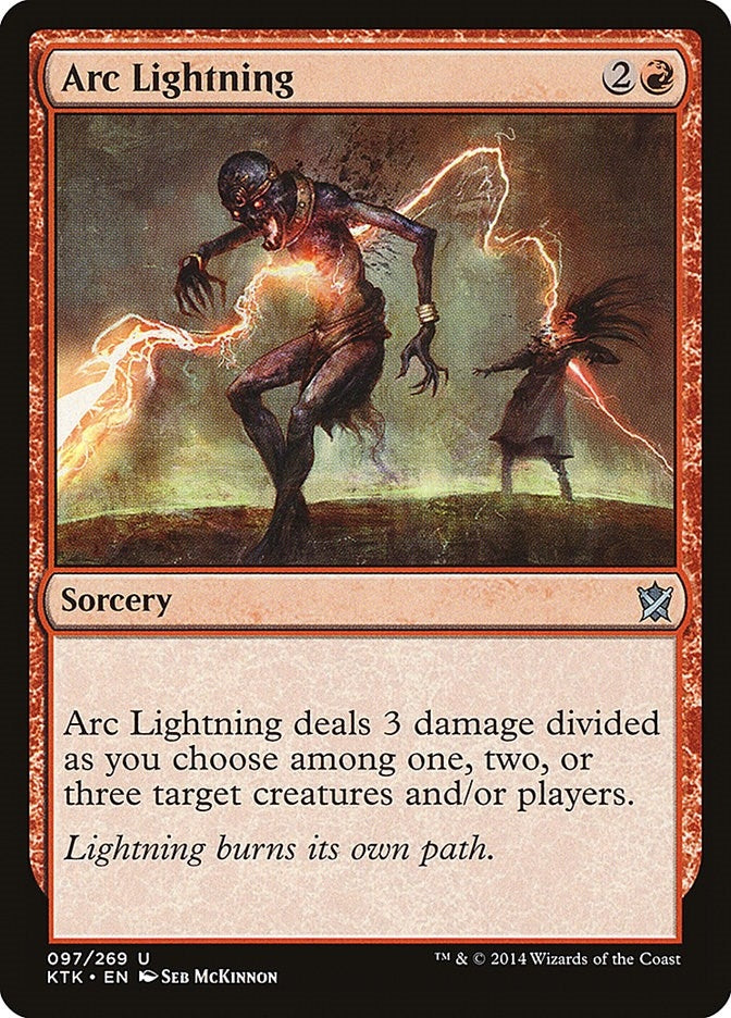 Image for Arc Lightning (97) [Khans of Tarkir] - Magic: The Gathering