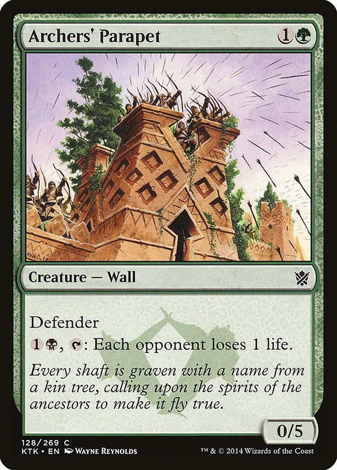 Image for Archers' Parapet (128) [Khans of Tarkir] - Magic: The Gathering