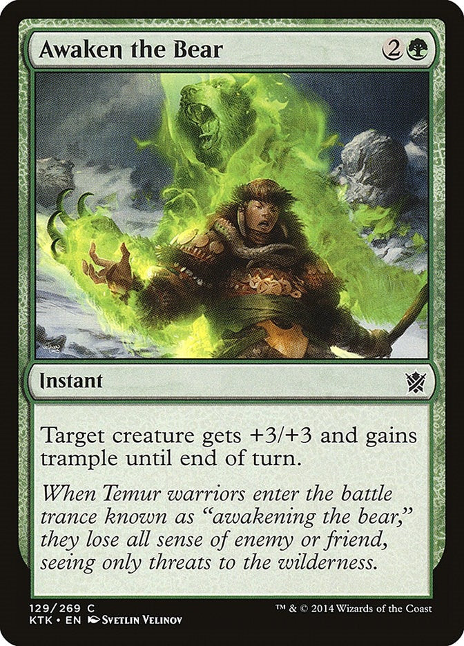 Image for Awaken the Bear (129) [Khans of Tarkir] - Magic: The Gathering