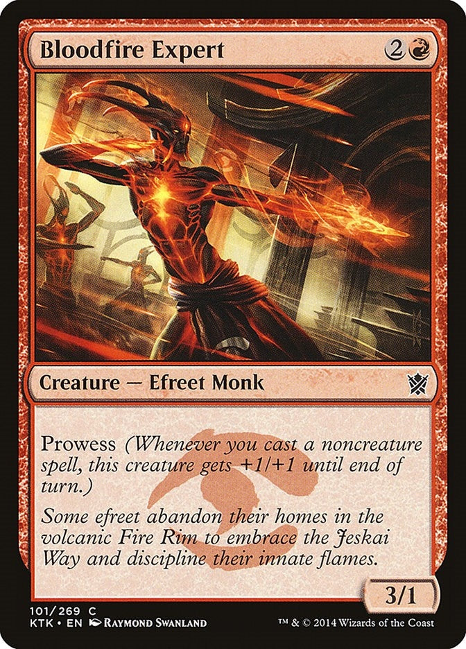 Image for Bloodfire Expert (101) [Khans of Tarkir] - Magic: The Gathering