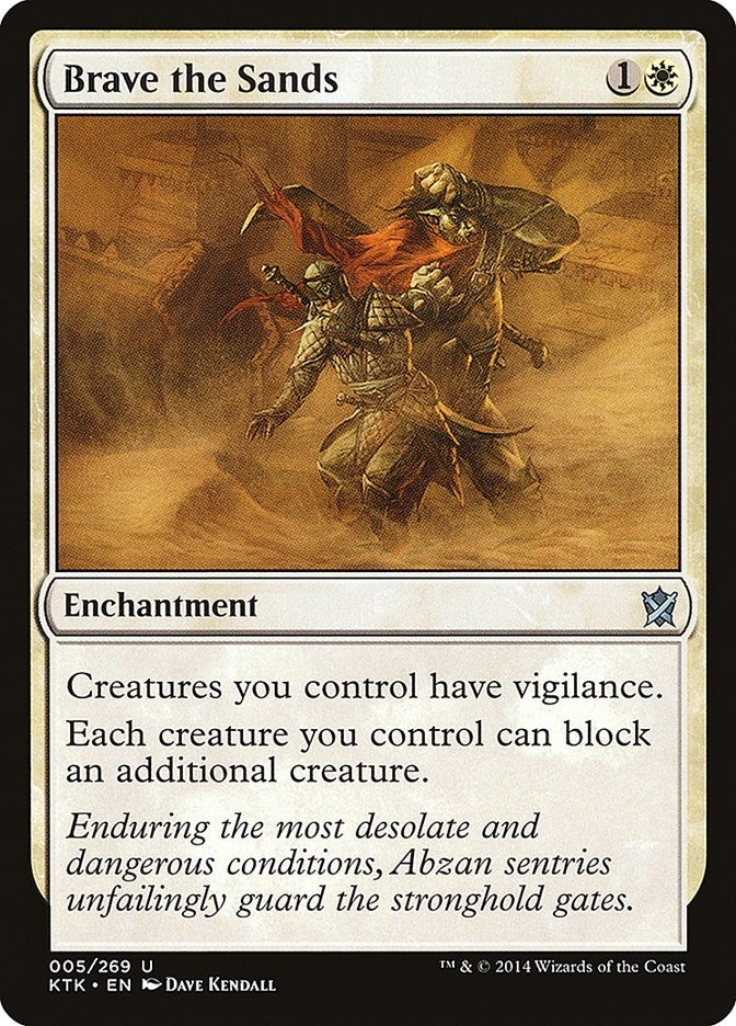 Image for Brave the Sands (5) [Khans of Tarkir] - Magic: The Gathering