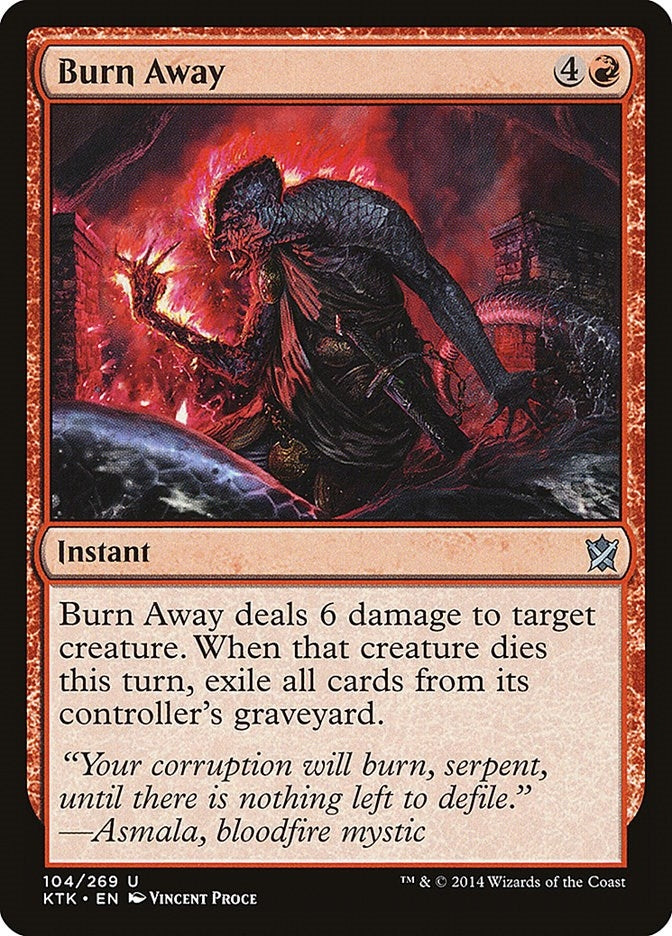 Image for Burn Away (104) [Khans of Tarkir] - Magic: The Gathering