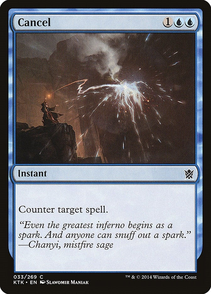 Image for Cancel (33) [Khans of Tarkir] - Magic: The Gathering
