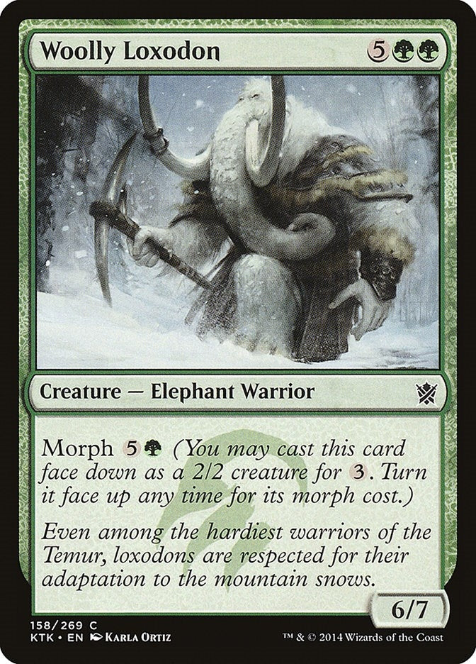 Image for Woolly Loxodon (158) [Khans of Tarkir] - Magic: The Gathering