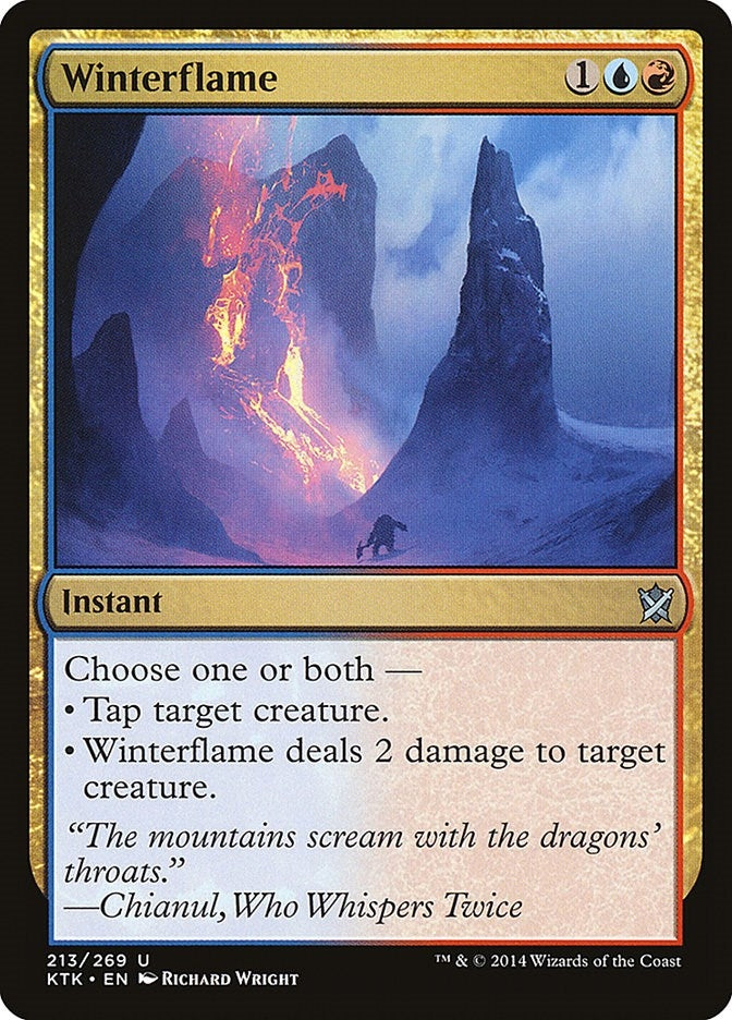 Image for Winterflame (213) [Khans of Tarkir] - Magic: The Gathering