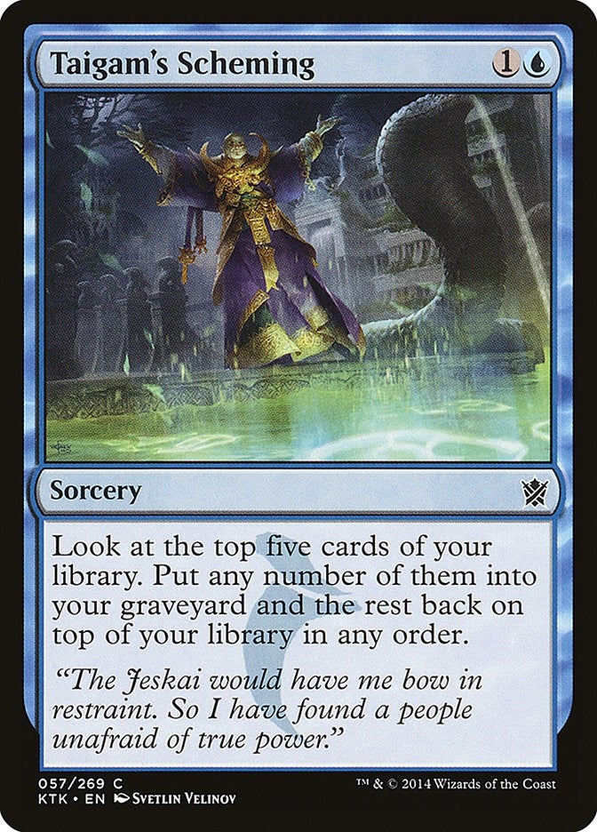 Image for Taigam's Scheming (57) [Khans of Tarkir] - Magic: The Gathering