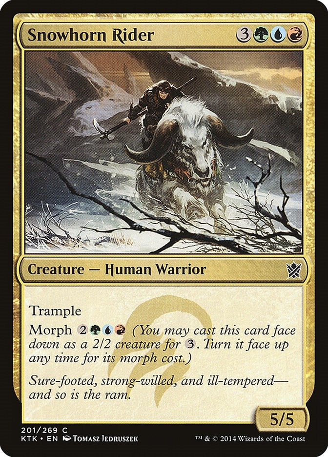 Image for Snowhorn Rider (201) [Khans of Tarkir] - Magic: The Gathering