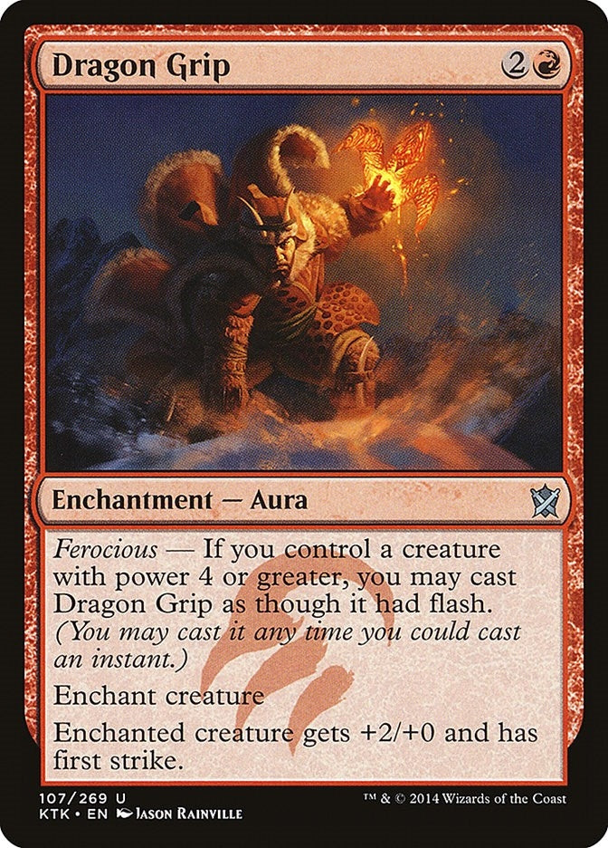 Image for Dragon Grip (107) [Khans of Tarkir] - Magic: The Gathering