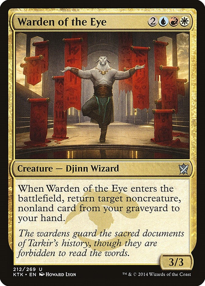 Image for Warden of the Eye (212) [Khans of Tarkir] - Magic: The Gathering