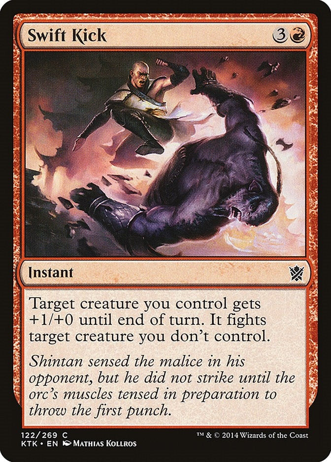Image for Swift Kick (122) [Khans of Tarkir] - Magic: The Gathering