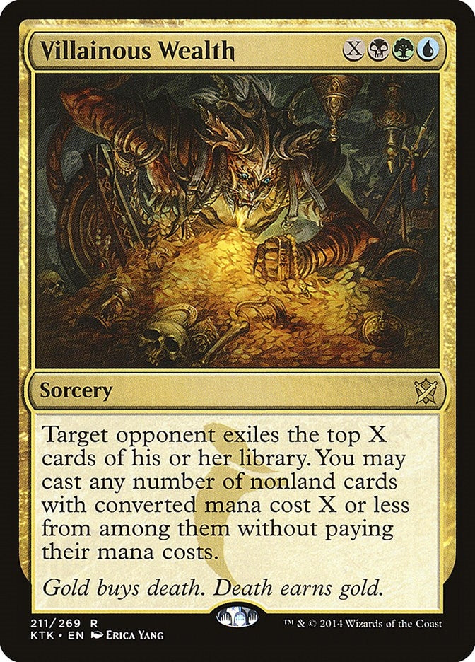 Image for Villainous Wealth (211) [Khans of Tarkir] - Magic: The Gathering