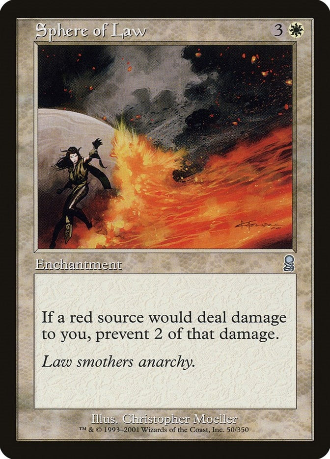 Image for Sphere of Law (50) [Odyssey] - Magic: The Gathering