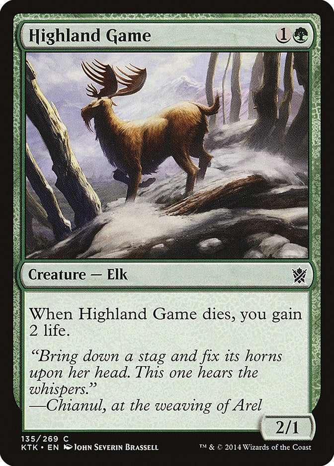 Image for Highland Game (135) [Khans of Tarkir] - Magic: The Gathering