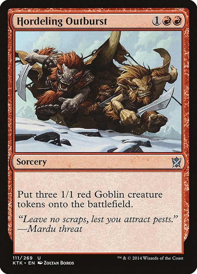 Image for Hordeling Outburst (111) [Khans of Tarkir] - Magic: The Gathering
