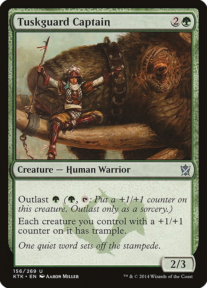Image for Tuskguard Captain (156) [Khans of Tarkir] - Magic: The Gathering