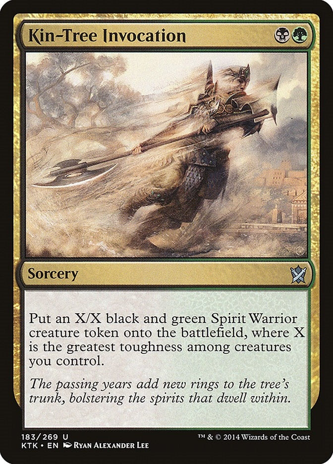Image for Kin-Tree Invocation (183) [Khans of Tarkir] - Magic: The Gathering