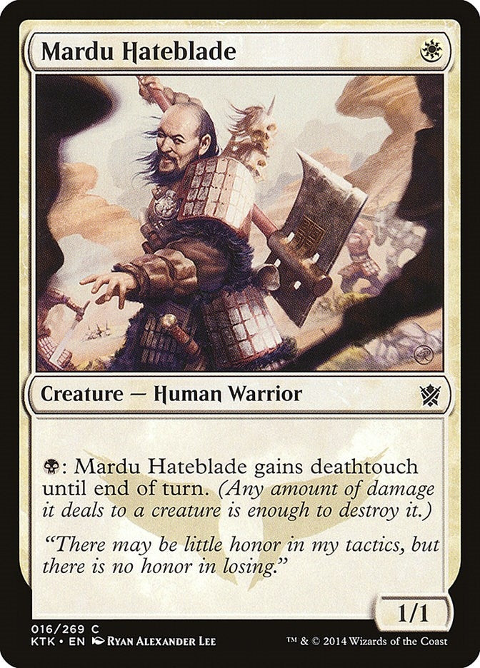 Image for Mardu Hateblade (16) [Khans of Tarkir] - Magic: The Gathering