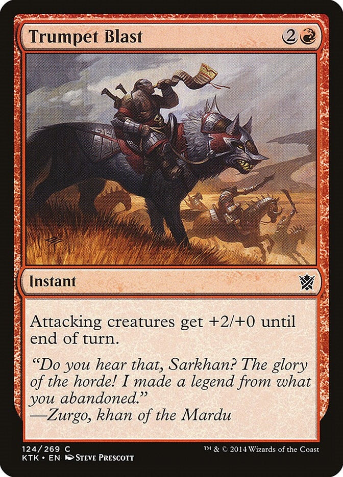 Image for Trumpet Blast (124) [Khans of Tarkir] - Magic: The Gathering