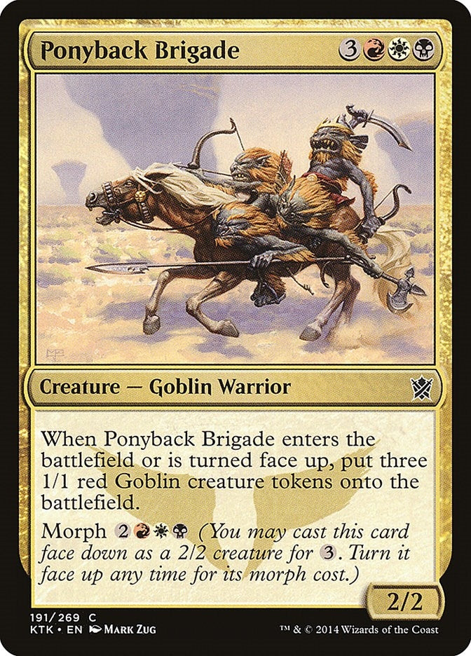 Image for Ponyback Brigade (191) [Khans of Tarkir] - Magic: The Gathering