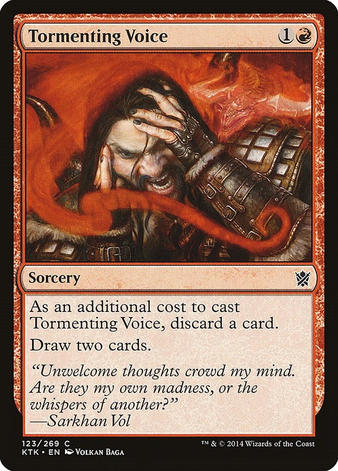 Image for Tormenting Voice (123) [Khans of Tarkir] - Magic: The Gathering
