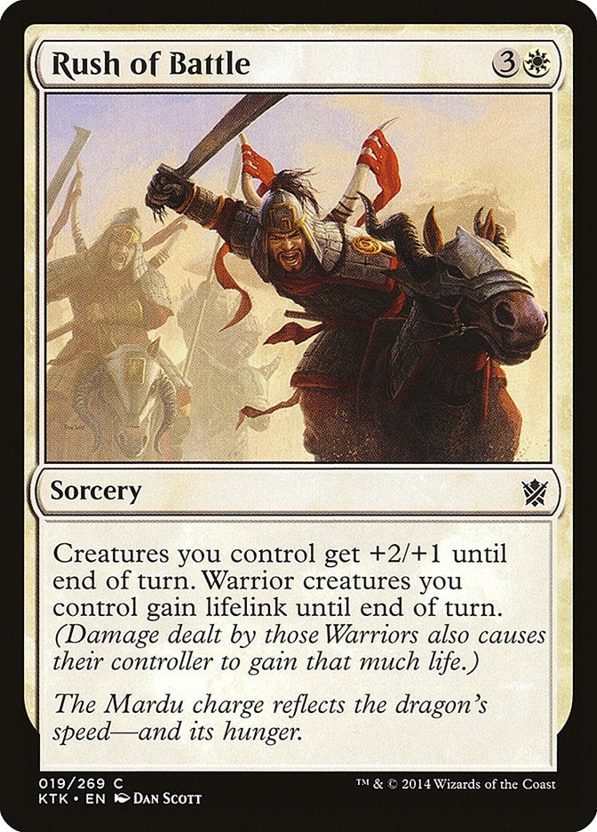 Image for Rush of Battle (19) [Khans of Tarkir] - Magic: The Gathering