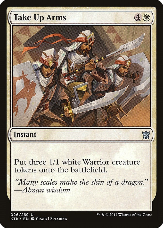 Image for Take Up Arms (26) [Khans of Tarkir] - Magic: The Gathering