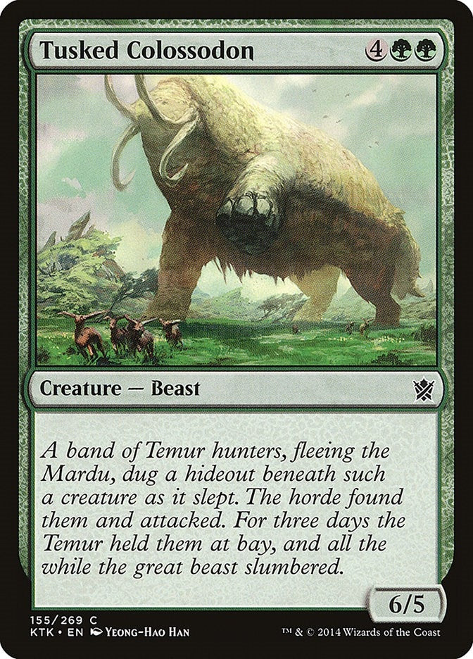 Image for Tusked Colossodon (155) [Khans of Tarkir] - Magic: The Gathering
