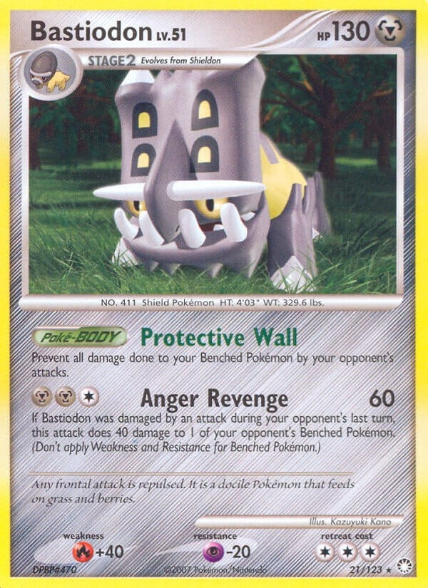 Image for Bastiodon (21/123) [Mysterious Treasures] - Pokemon