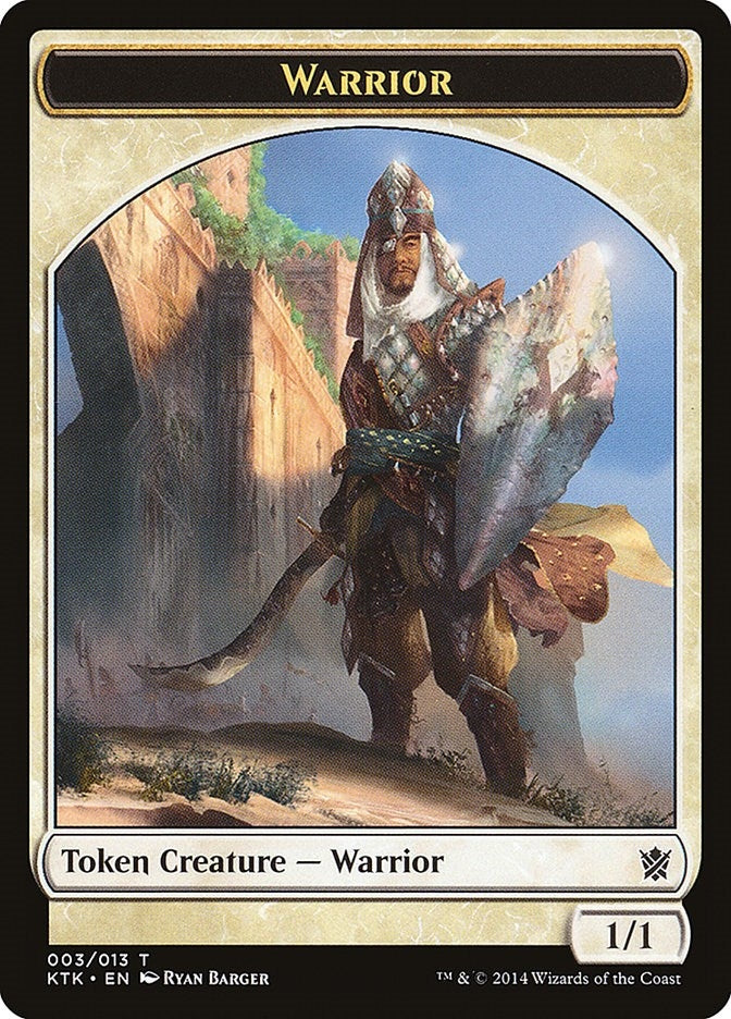 Image for Warrior Token (003) (3) [Khans of Tarkir] - Magic: The Gathering
