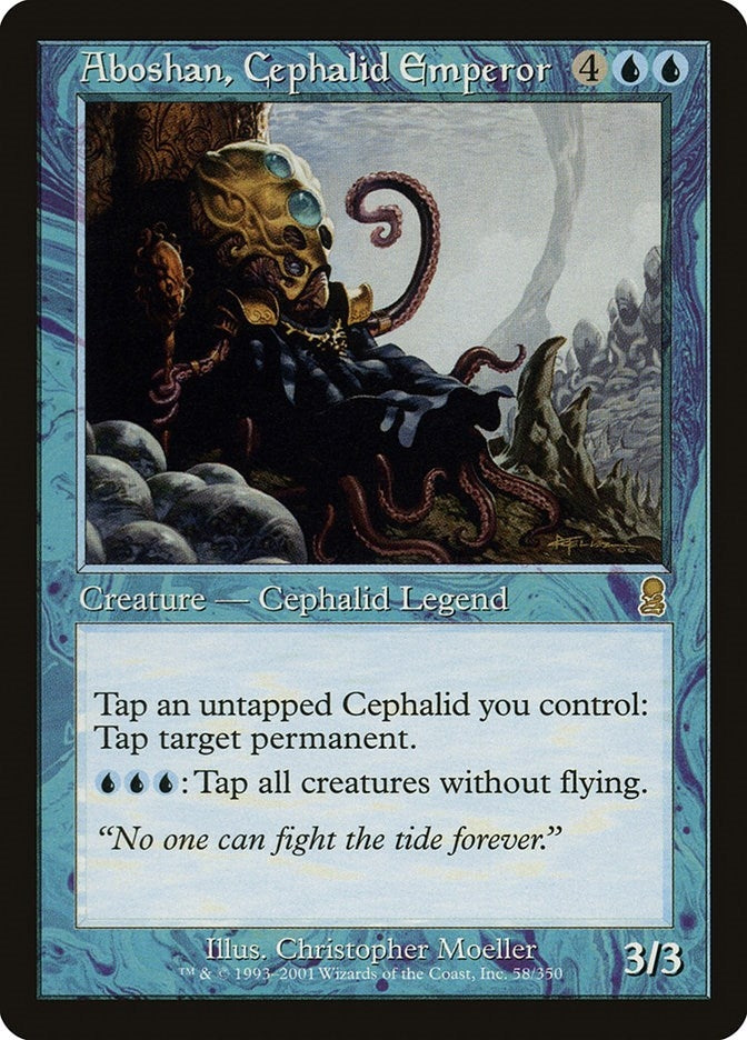 Image for Aboshan, Cephalid Emperor (58) [Odyssey] - Magic: The Gathering