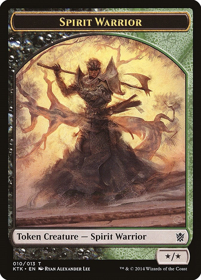 Image for Spirit Warrior Token (10) [Khans of Tarkir] - Magic: The Gathering