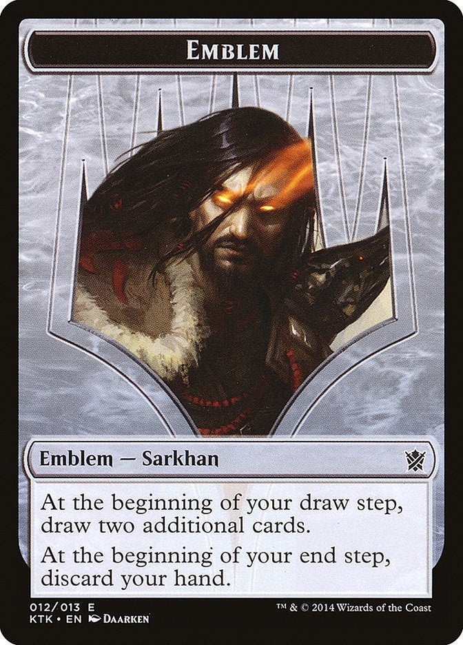 Image for Emblem - Sarkhan, the Dragonspeaker (12) [Khans of Tarkir] - Magic: The Gathering