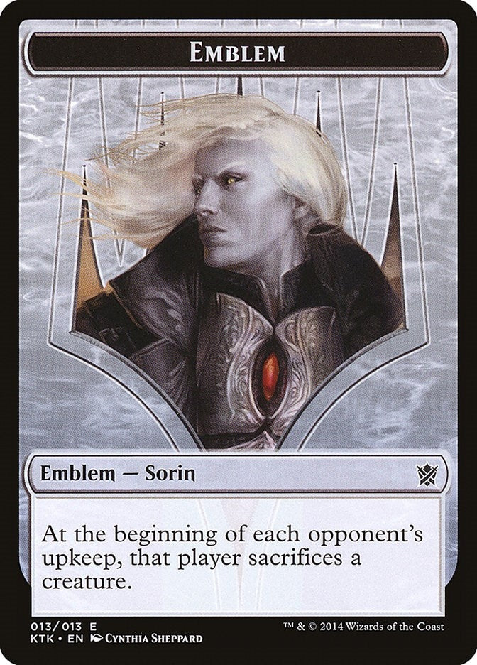 Image for Emblem - Sorin, Solemn Visitor (13) [Khans of Tarkir] - Magic: The Gathering