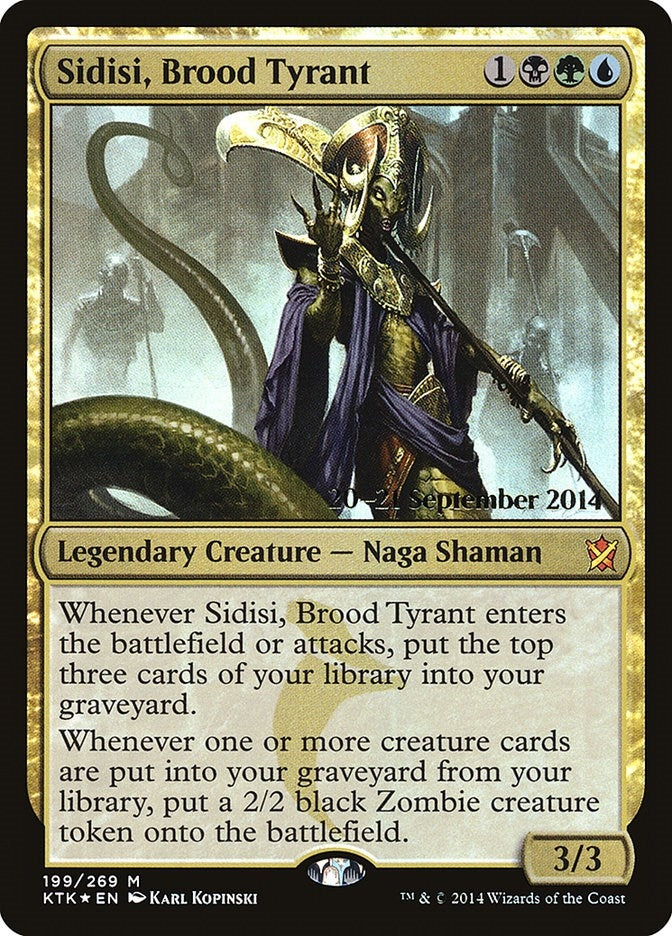 Image for Sidisi, Brood Tyrant (199) [Prerelease Cards] - Magic: The Gathering