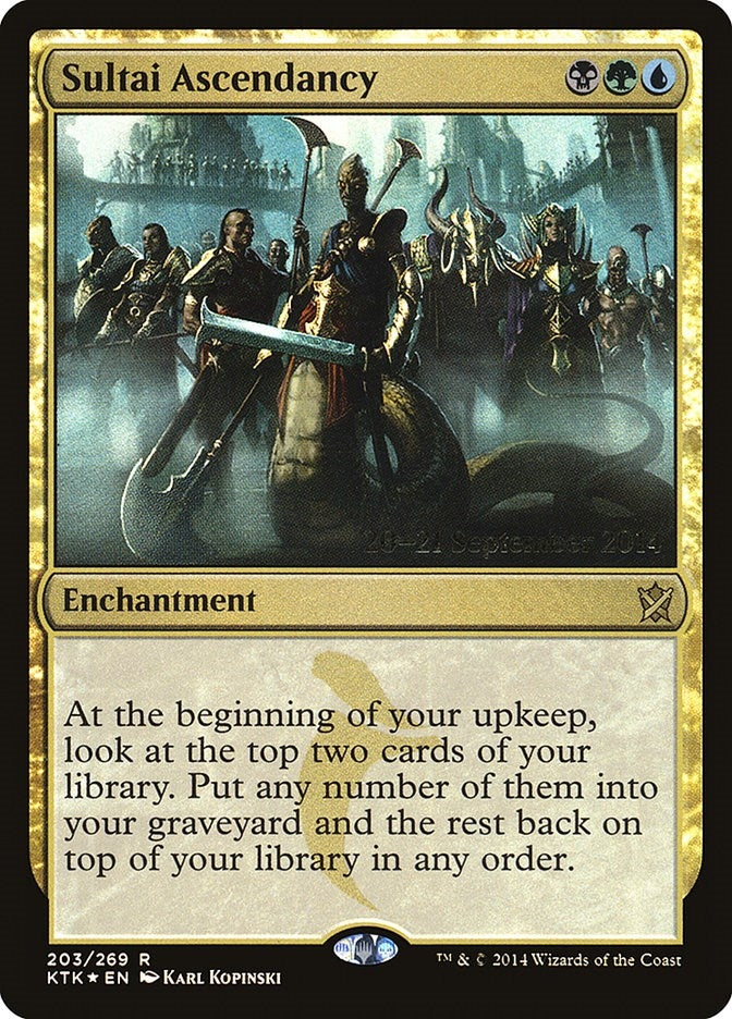Image for Sultai Ascendancy (203) [Prerelease Cards] - Magic: The Gathering