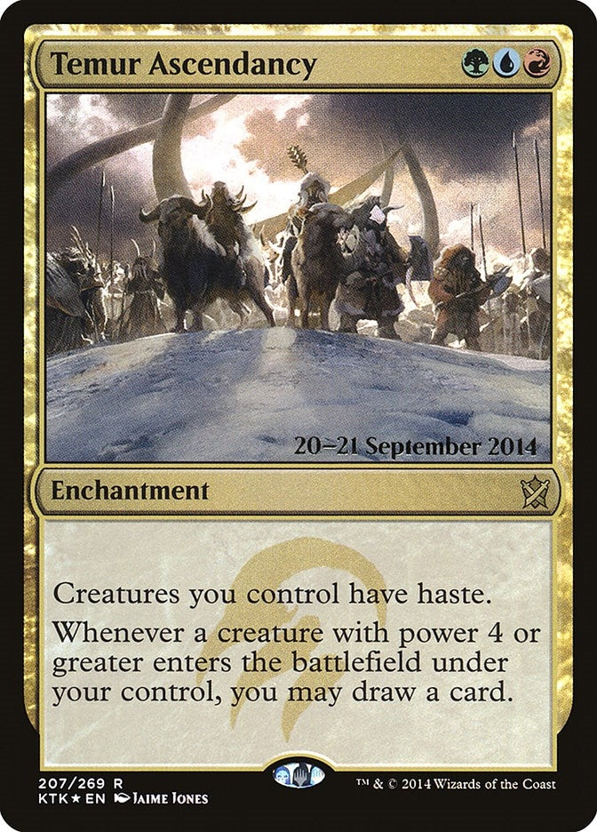 Image for Temur Ascendancy (207) [Prerelease Cards] - Magic: The Gathering