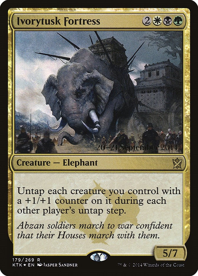 Image for Ivorytusk Fortress (179) [Prerelease Cards] - Magic: The Gathering