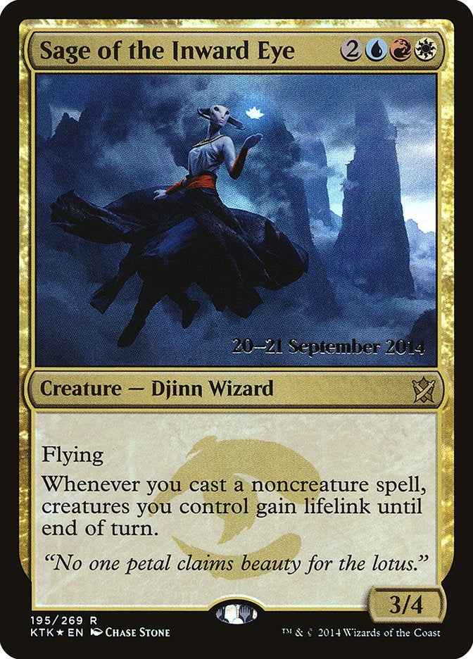 Image for Sage of the Inward Eye (195) [Prerelease Cards] - Magic: The Gathering