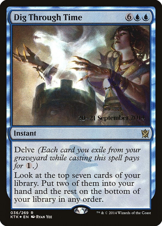 Image for Dig Through Time (36) [Prerelease Cards] - Magic: The Gathering