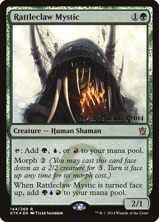 Image for Rattleclaw Mystic (144) [Prerelease Cards] - Magic: The Gathering