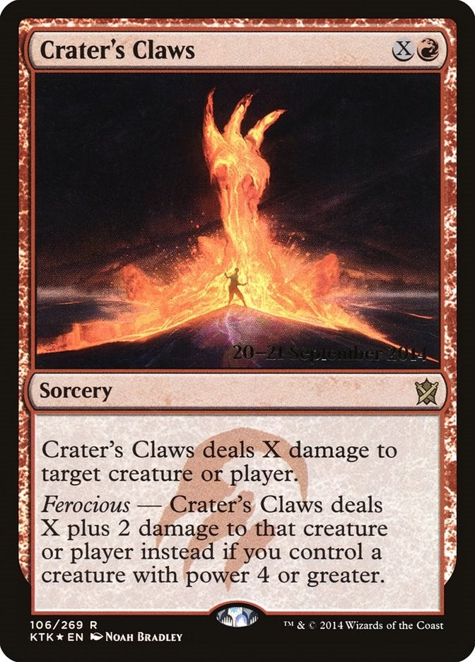 Image for Crater's Claws (106) [Prerelease Cards] - Magic: The Gathering