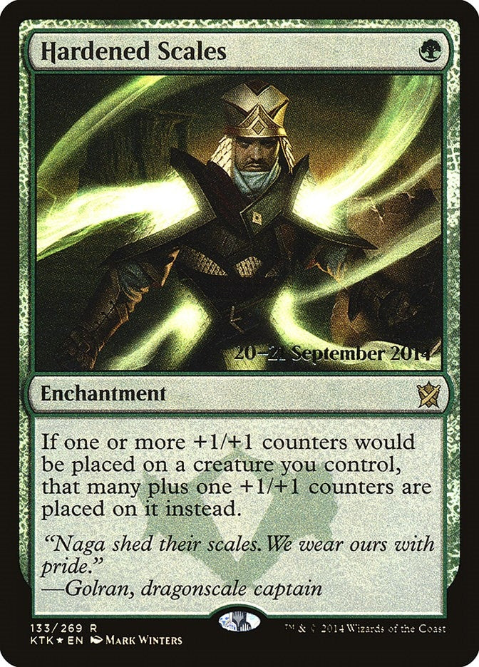 Image for Hardened Scales (133) [Prerelease Cards] - Magic: The Gathering