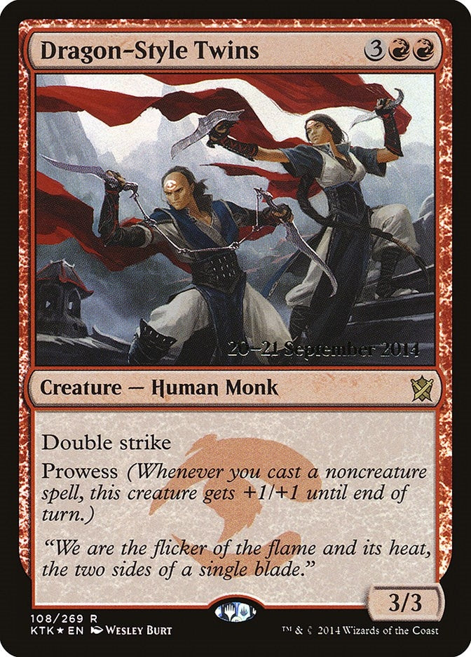 Dragon-Style Twins (108) [Prerelease Cards]