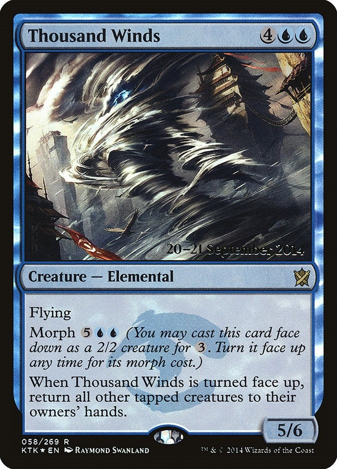 Image for Thousand Winds (58) [Prerelease Cards] - Magic: The Gathering