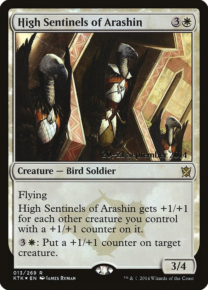 Image for High Sentinels of Arashin (13) [Prerelease Cards] - Magic: The Gathering