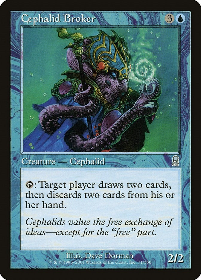 Image for Cephalid Broker (71) [Odyssey] - Magic: The Gathering