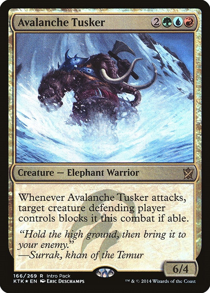 Image for Avalanche Tusker (166) [Unique and Miscellaneous Promos] - Magic: The Gathering