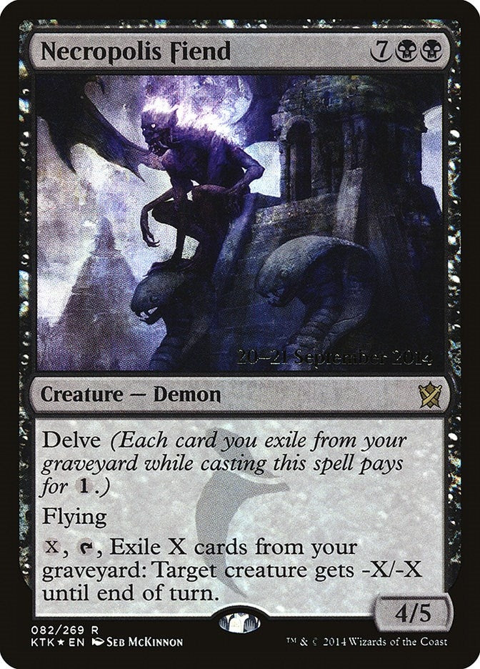Image for Necropolis Fiend (82) [Prerelease Cards] - Magic: The Gathering